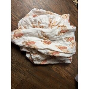 Milkbarn Fitted Crib Sheet, 100% Organic cotton Elephant Tutu